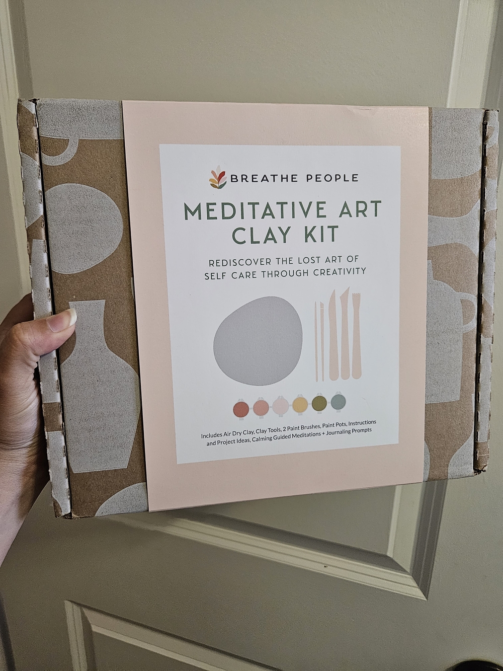 NIB Pink Meditative Art Clay Kit